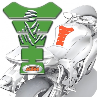 KTM  Tank Protector High-Quality  Green Design 