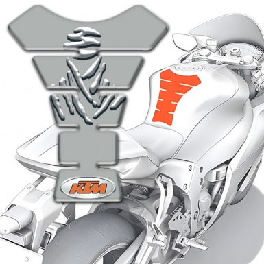 KTM Tank Guard Pads Gray Design 