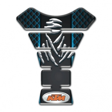 KTM Tank Pad Motorbike Neon Mesh Design 
