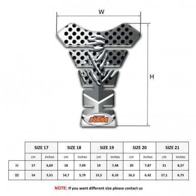 KTM Tank Protector High End Perforated Edition 