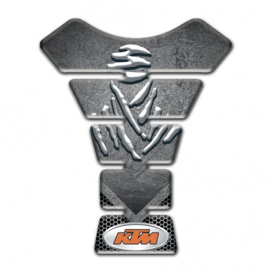 KTM Tank Protector Scratched Plate Effect 