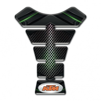KTM Tank Guard Pads Green Shadow Style 