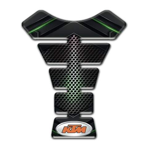 KTM Tank Guard Pads Green Shadow Style 