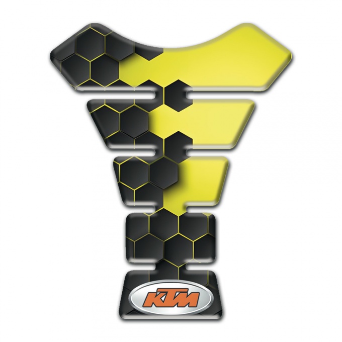 KTM Tank Pad Motorbike Silicone Sticker with Small Logo 