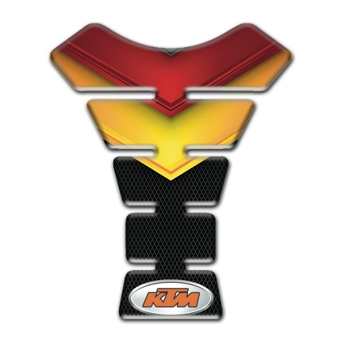 KTM Tank Pad Protector Fire Colors Style 