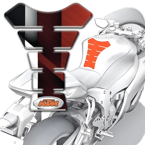 KTM Tank Pad Motorbike Vertical Colors Style 