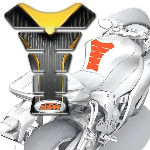 KTM Tank Fuse Anti Slip Sticker Stylish Print 