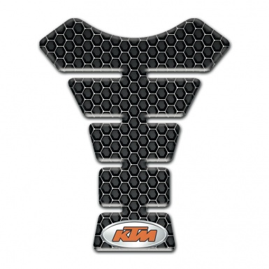 KTM Tank Pad Protector Style Perforated Steel 