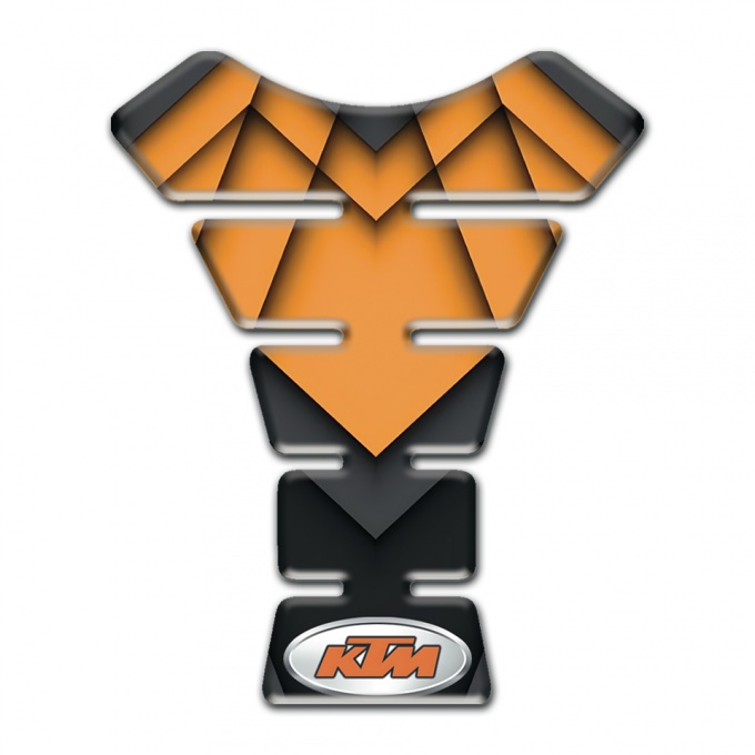 KTM Tank Fuse Orange Black Print 