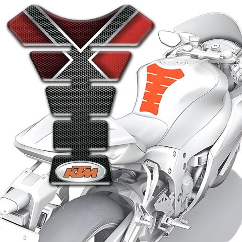 KTM Tank Guard Pads X Shape Design 