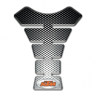 KTM Tank Guard Pads Silver Black print Style 