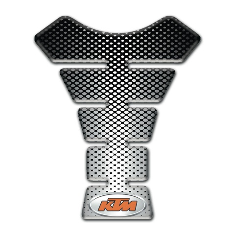 KTM Tank Guard Pads Silver Black print Style 