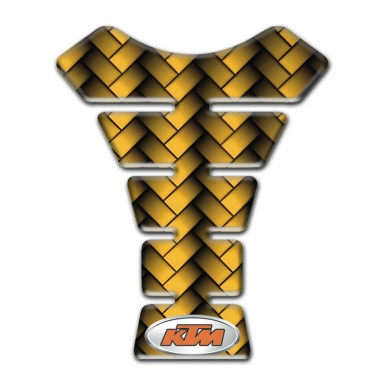 KTM Tank Protector Yellow Mosaic Style 