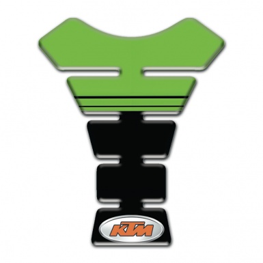 KTM Tank Guard Pads Green Black Print Style 