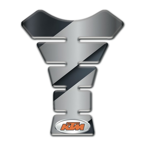 KTM Tank Fuse GRay Diagonal Print 