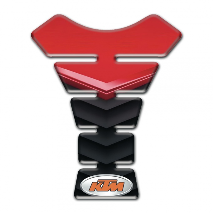 KTM Tank Pad Motorbike Red Black Version 
