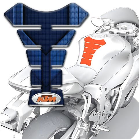 KTM Tank Guard Pads Dark Blue Style 