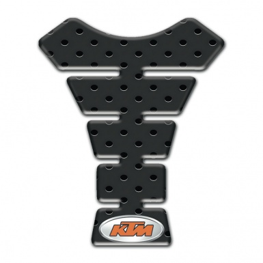KTM Tank Pad Motorbike Perforated Black Surface Version  