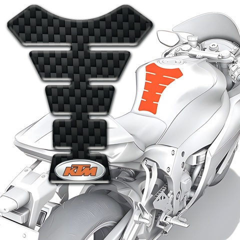 KTM Tank Protector Black Fabers Edition 