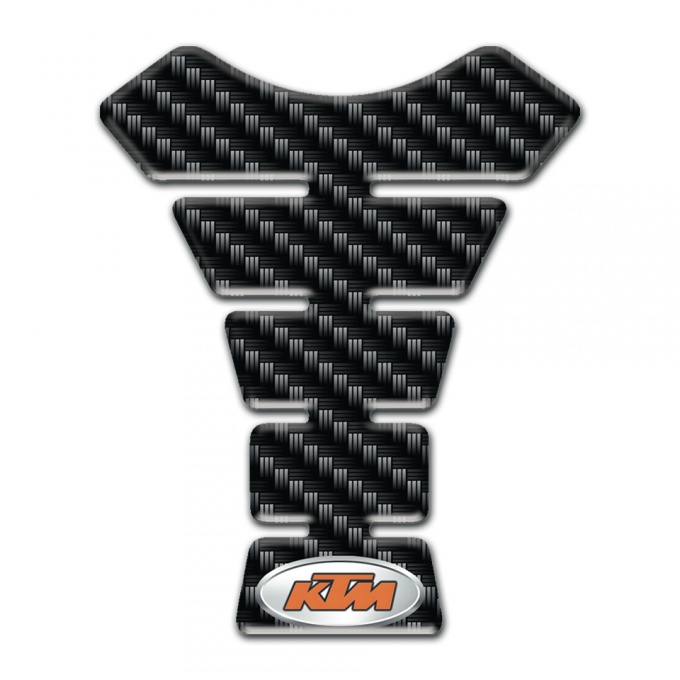 KTM Tank Pad Protector Dark Carbon Edition 