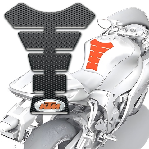 KTM Tank Fuse Dark Flakes Effect 