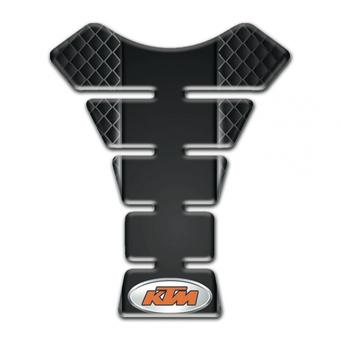 KTM Tank Pad Motorbike Dark Mesh Background Style 