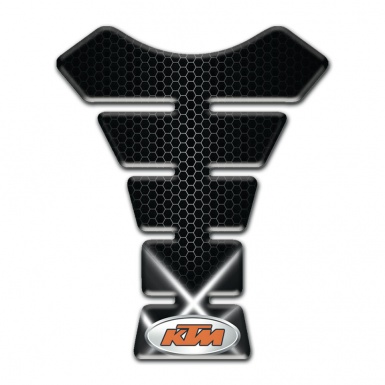 KTM Tank Pad Protector Crossed White Lights Style 