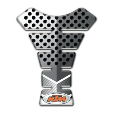 KTM Tank Pad Motorbike Perforated Style Design 