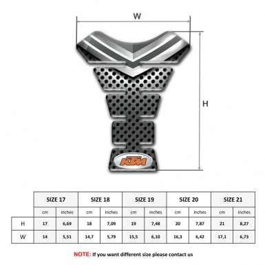 KTM Tank Guard Pads High-Quality Vision 