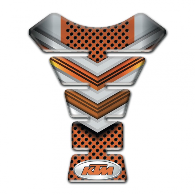 KTM Tank Pad Protector Copper Gray Style 