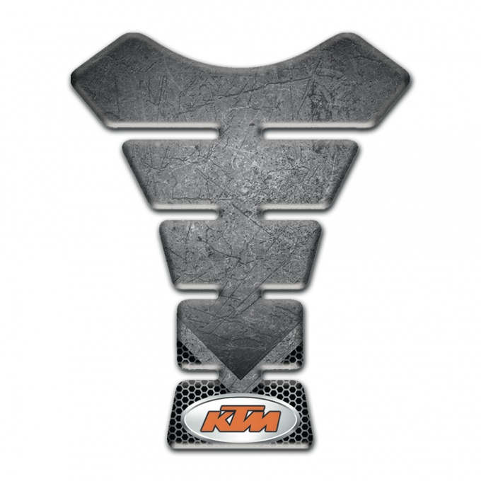 KTM Tank Pad Motorbike Scratched Plate Style 