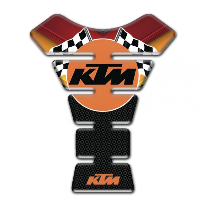 KTM Tank Protector Unique Model with Flags Logo Style