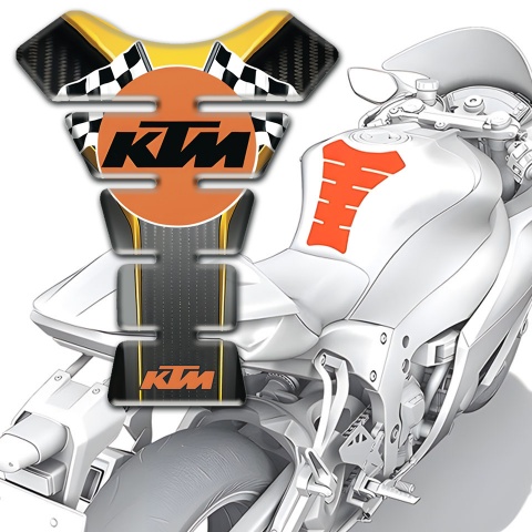 KTM Tank Guard Pads High End Model with racing Logo Style 