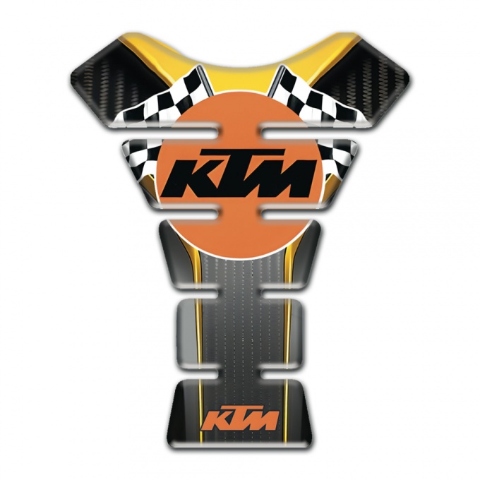 KTM Tank Guard Pads High End Model with racing Logo Style 