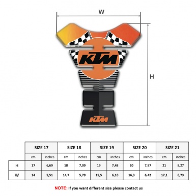 KTM Tank Protector High-Quality  Version with Racing Logo 