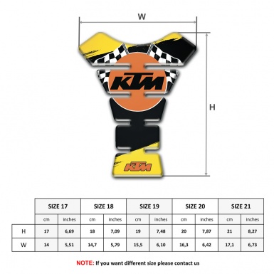 KTM  Tank Pad Motorbike Painting Base Flags Logo 