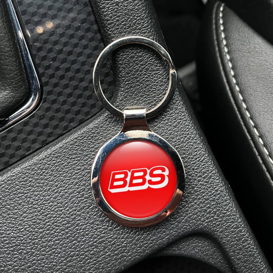 BBS Key Fob Metal Red White Classic Logo Edition | Keychains ...
