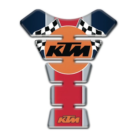 KTM  Tank Fuse Stylish Vision with Racing Flags Logo 