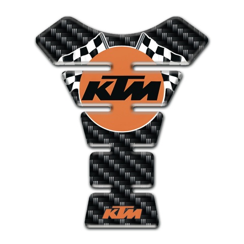 KTM Tank Pad Protector Dark Carbon 