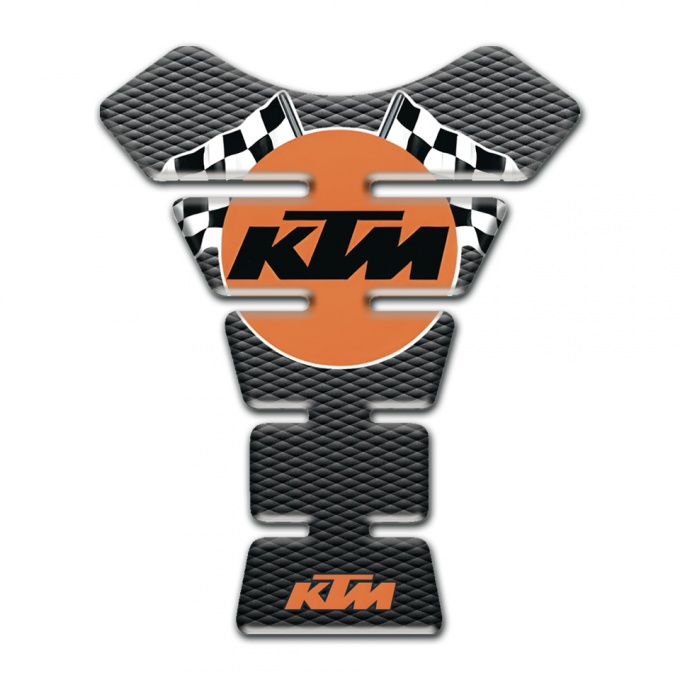 KTM Tank Pad Motorbike Dark Flakes Effcet