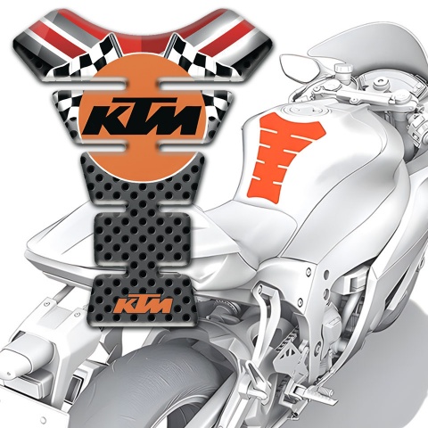 KTM Tank Guard Pads Motorcycle Edition with Racing Logo 