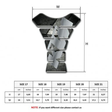 KTM Tank Pad Motorbike Mixed Gray Black Base and Gray Stylish Logo 