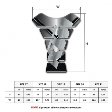 KTM Tank Guard Pads Chrome Base Gray Logo 
