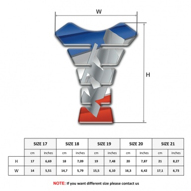 KTM Tank Pad Protector Colorful Base Gray Logo 