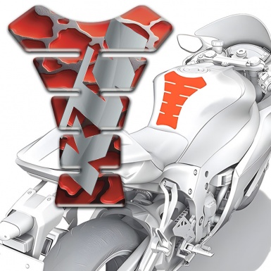 KTM Tank Fuse Red Parts Base Gray Logo 