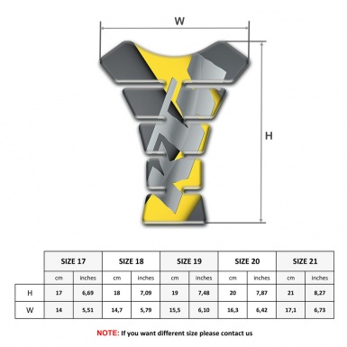 KTM Tank Pad Motorbike Gray Yellow Base Stylish Logo 