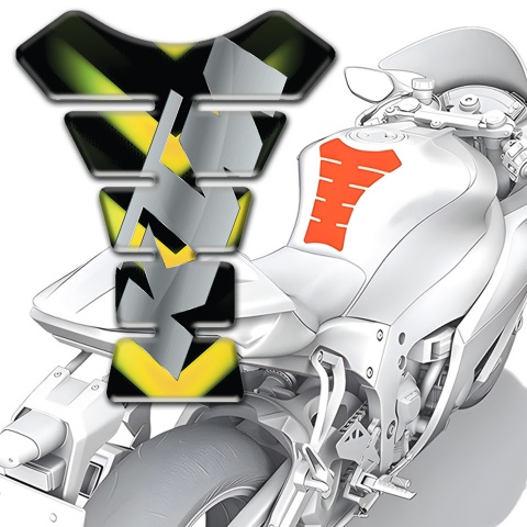 KTM Tank Pad Protector Racing Edition with Gray Logo 