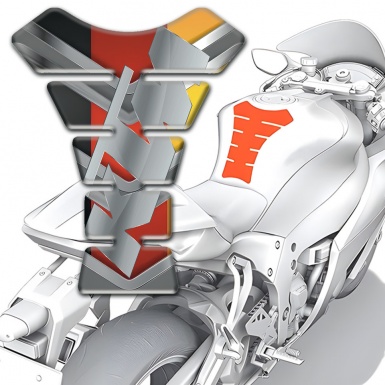 KTM Tank Fuse Multicolored Version with Gray Logo 