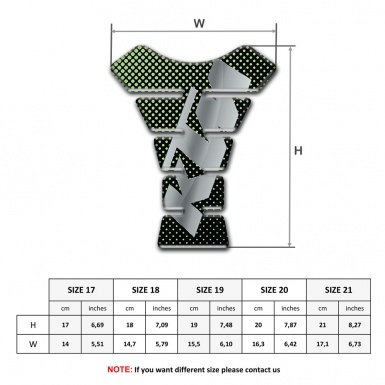 KTM Tank Guard Pads Green Dots Base Gray Logo 