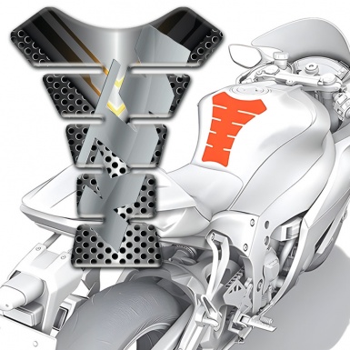 KTM Tank Pad Motorbike Amazing Design with Gray Logo 
